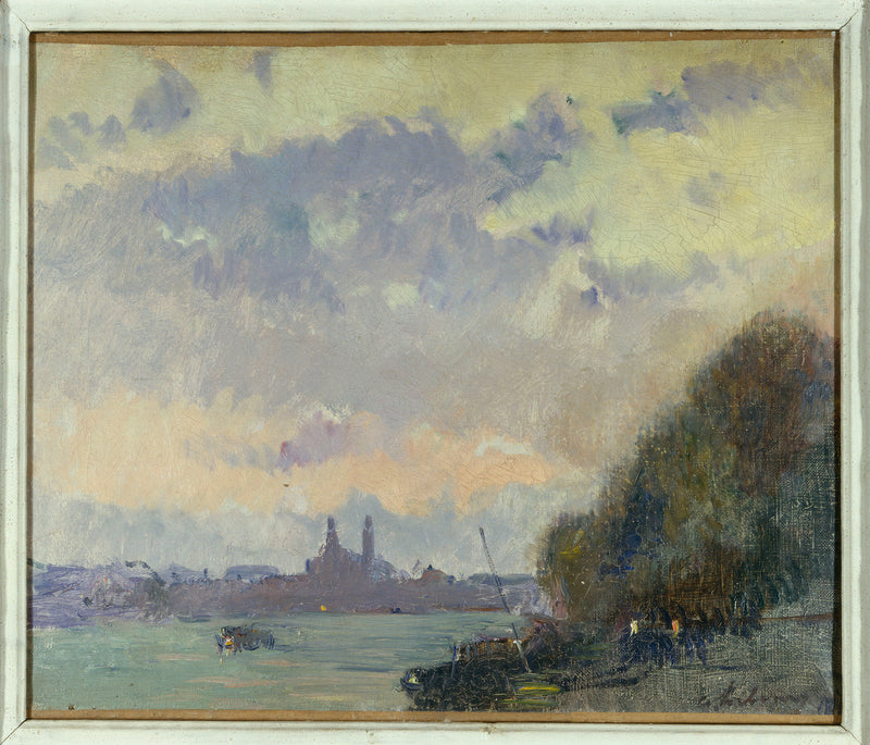 La Seine et l'ancien Trocadéro - Albert Lebourg