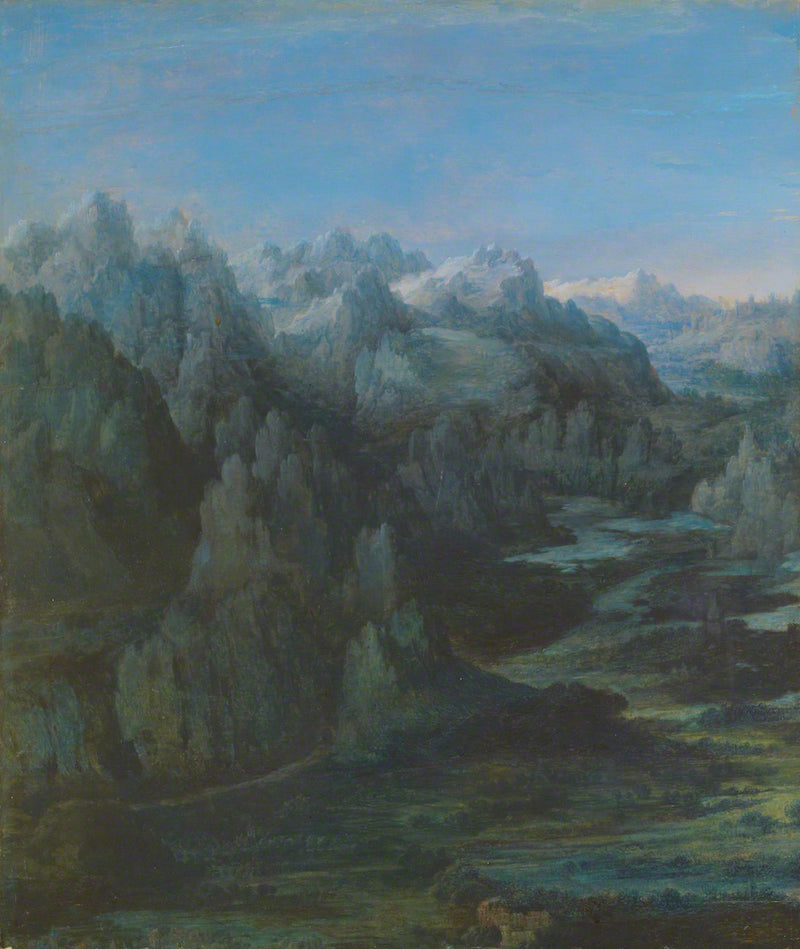 Chaîne de montagnes - Albrecht Altdorfer
