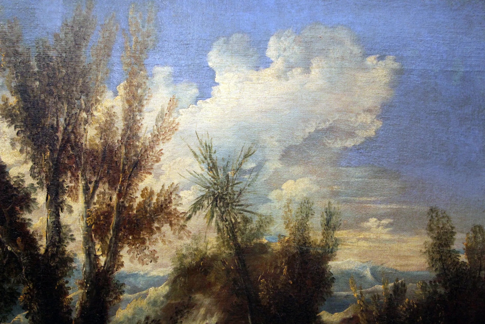 Paysage avec pastores - Alessandro Magnasco image 1 reproduction artisanale de tableau