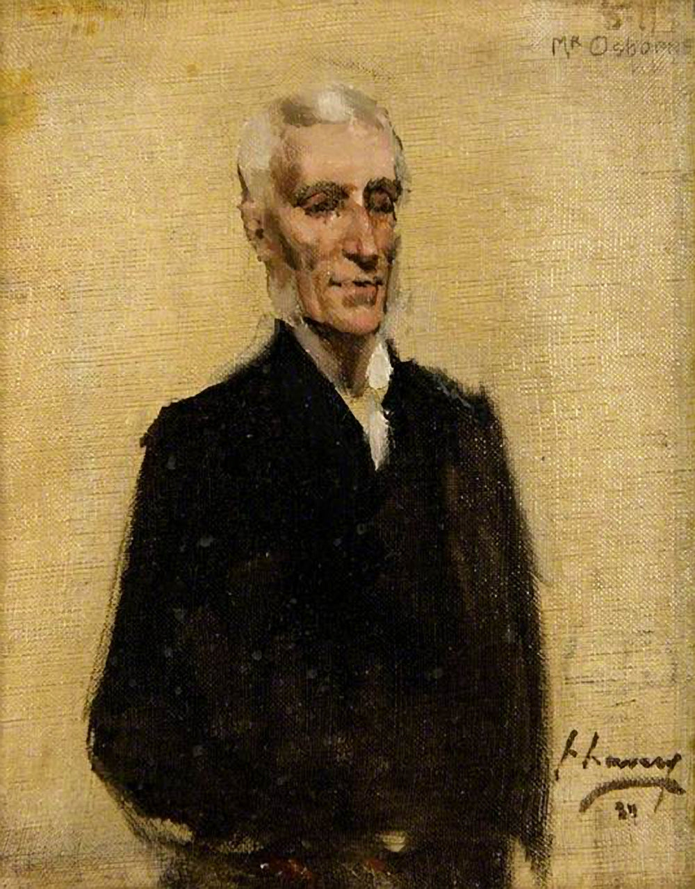 Alexander Osborne (croquis) - John Lavery