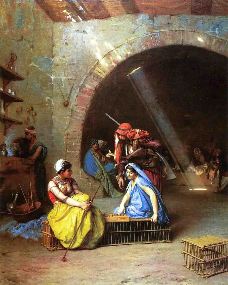 Алмеи, играющие в шахматы - Жан-Леон Жером