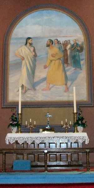 Après sa résurrection Jésus retrouve ses disciples au bord du lac de Tibériade. - Michael Peter Ancher - Alpha