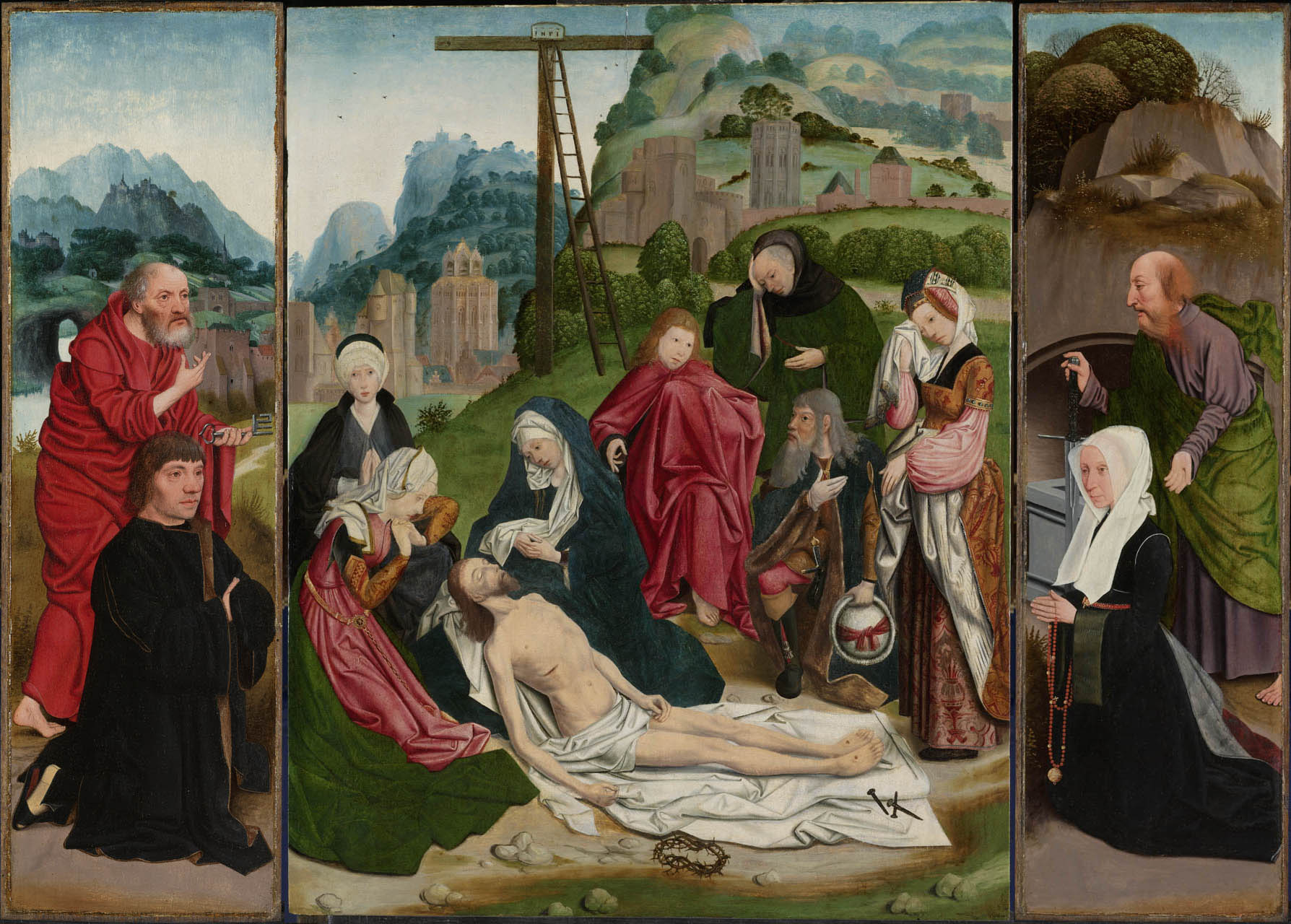 La Lamentation du Christ - Jan Mostaert