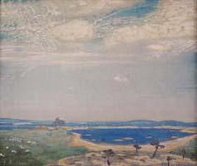 paysage ancien - Nicolas Roerich