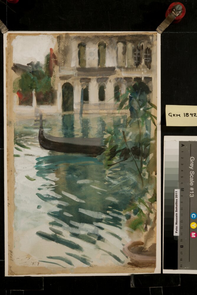 Gondole devant le Palazzo Barbaro - Anders Zorn