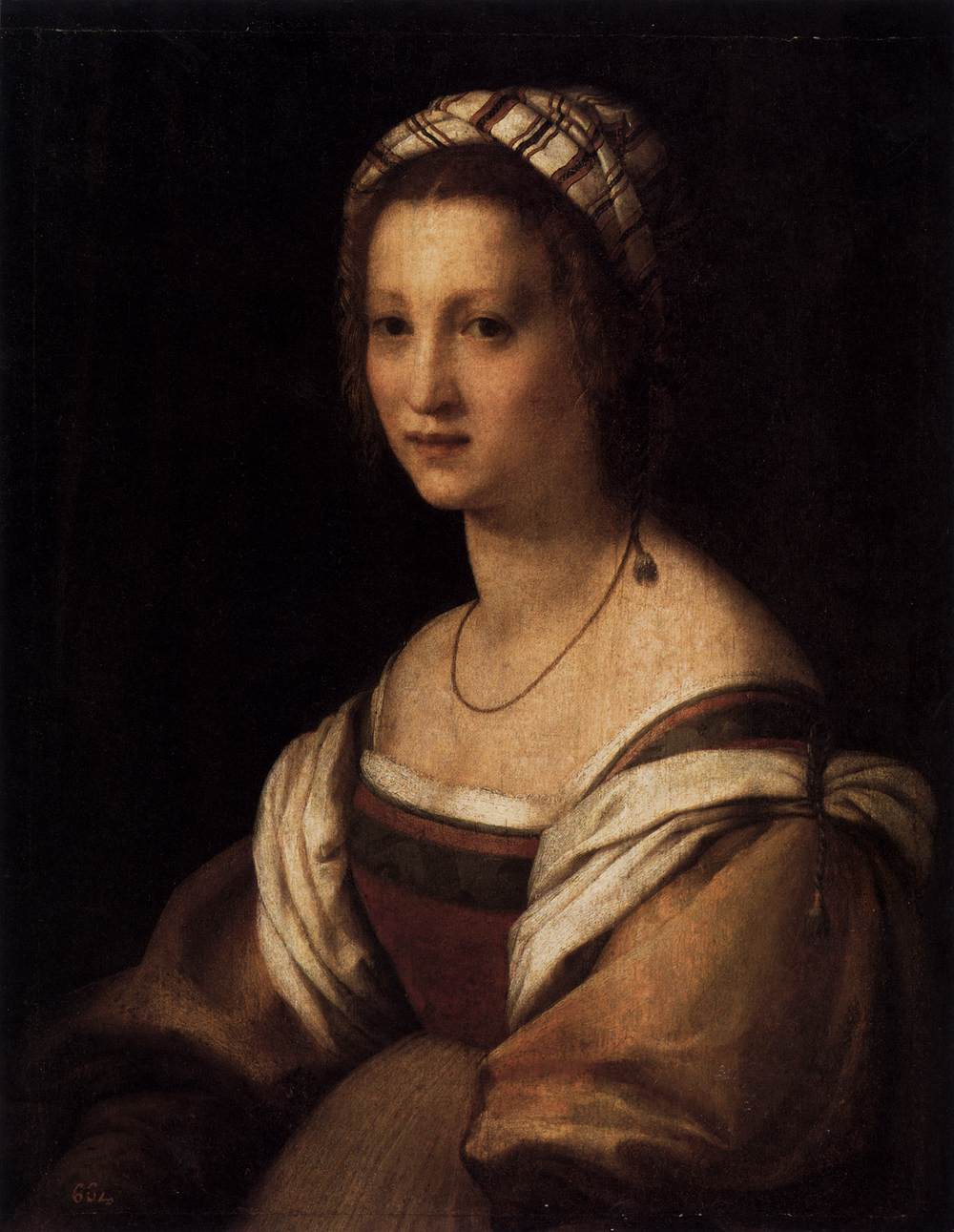 Portrait de femme - Andrea del Sarto - Alpha Reproduction