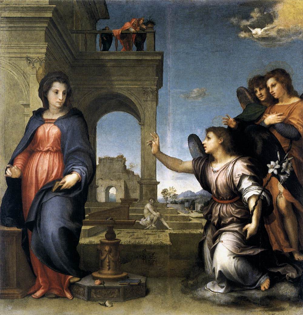 L’Annonciation à Marie - Andrea del Sarto - Alpha Reproduction