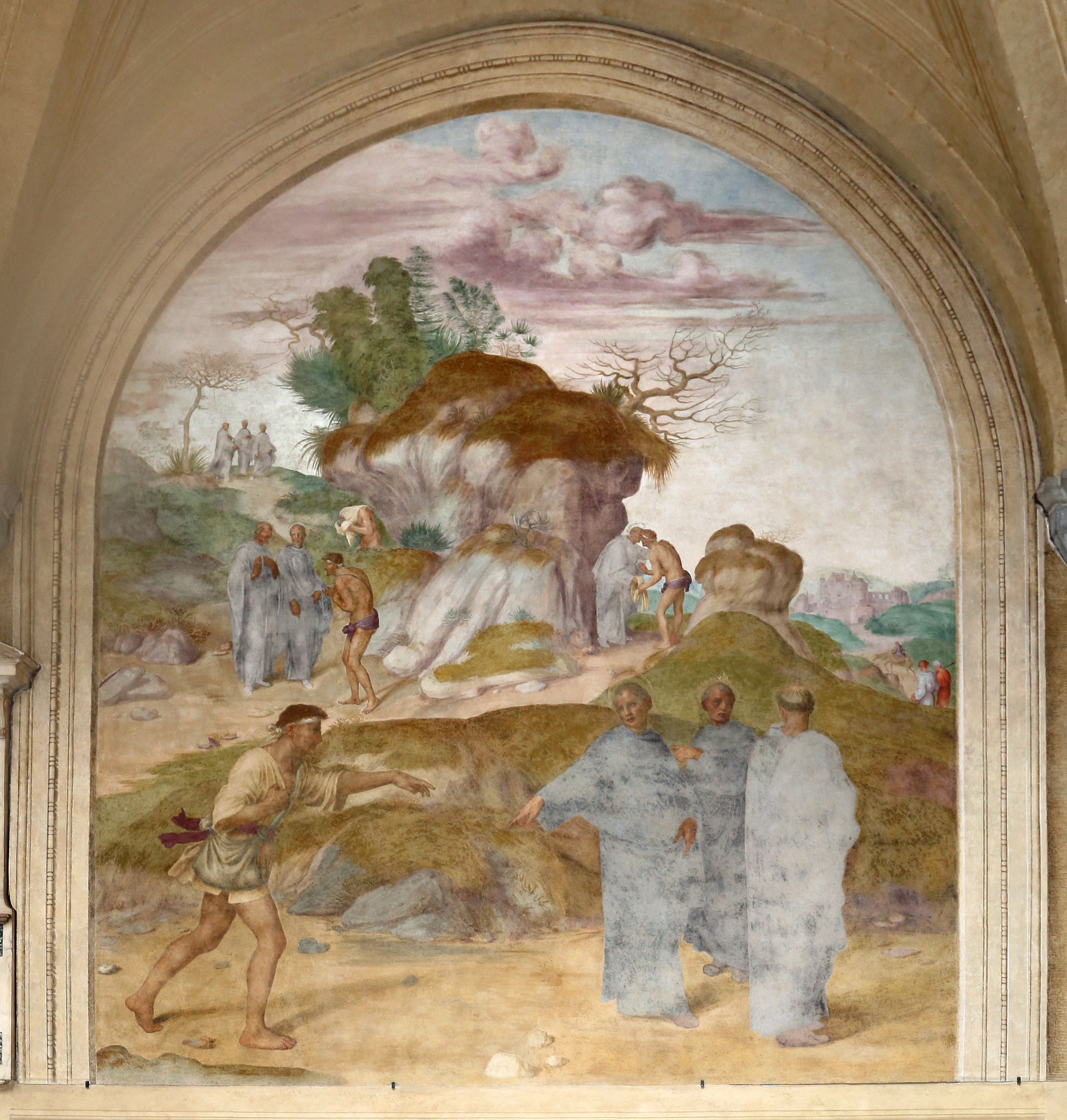 Saint Philippe guérit un lépreux - Andrea del Sarto - Alpha Reproduction