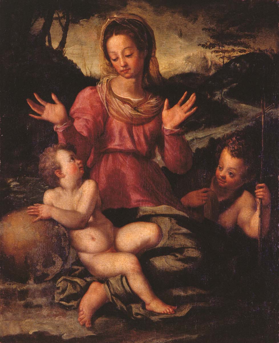 La Vierge à l’Enfant avec saint Jean-Baptiste - Andrea del Sarto - Alpha Reproduction