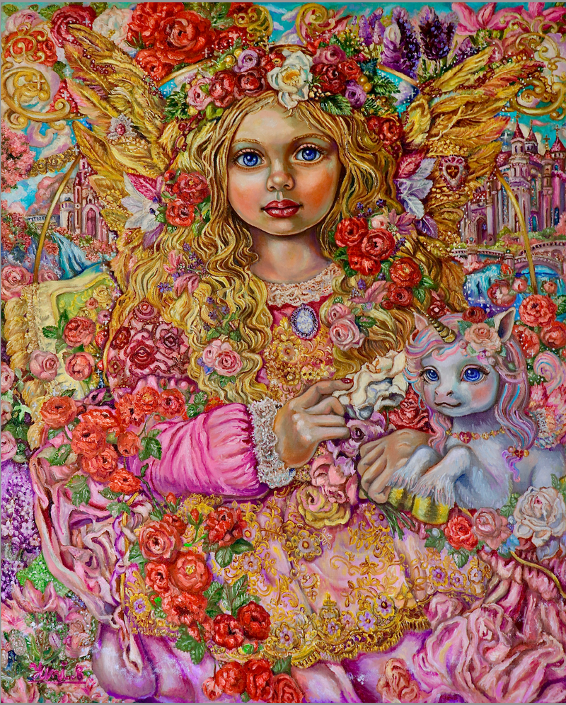 Розанский ангел и лаванда на май и июнь - Юми Сугаи