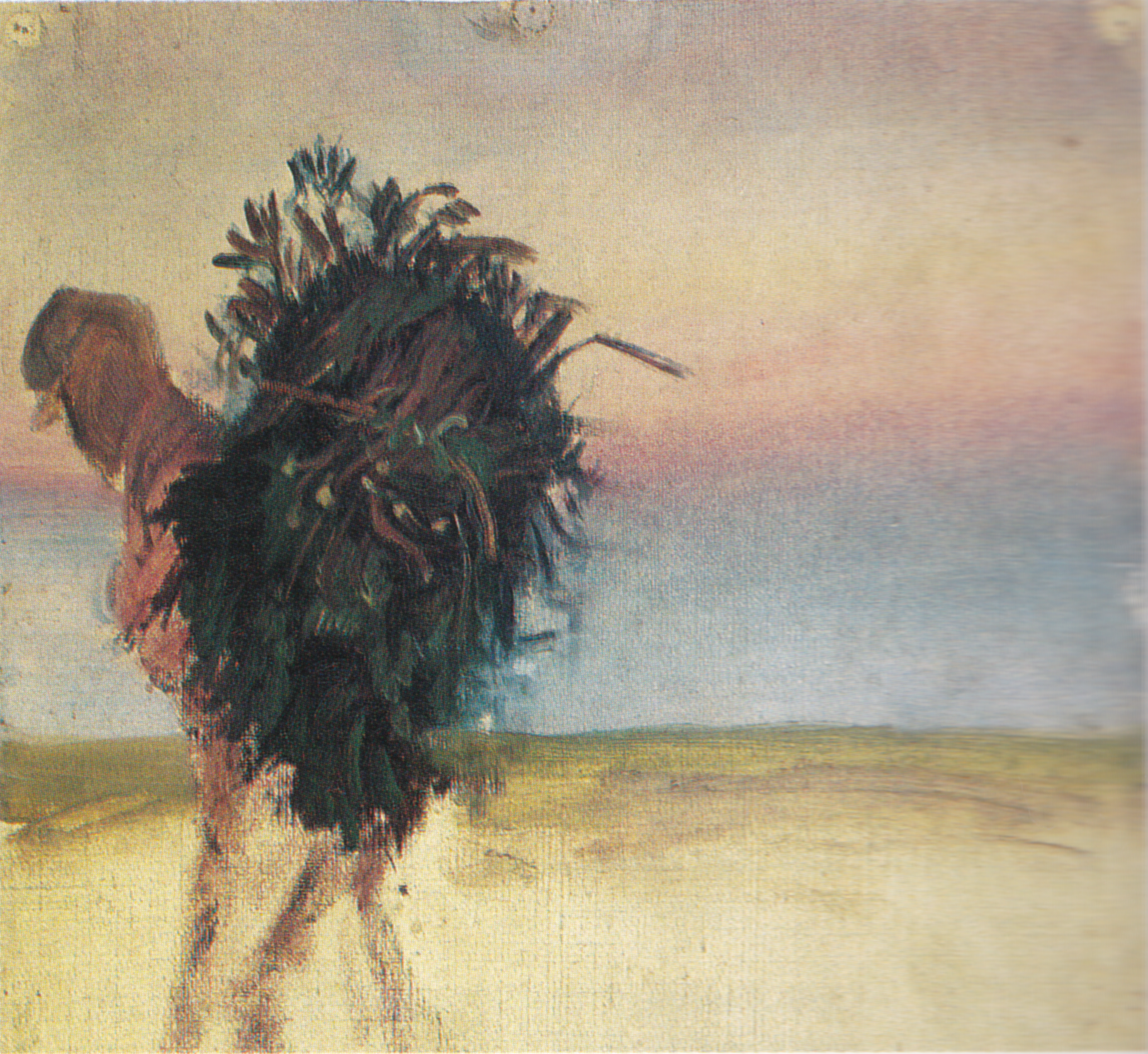 Per Bollerhus avec un fagot de brindilles sur la lande. Étude. - Anna Ancher - Alpha Reproduction