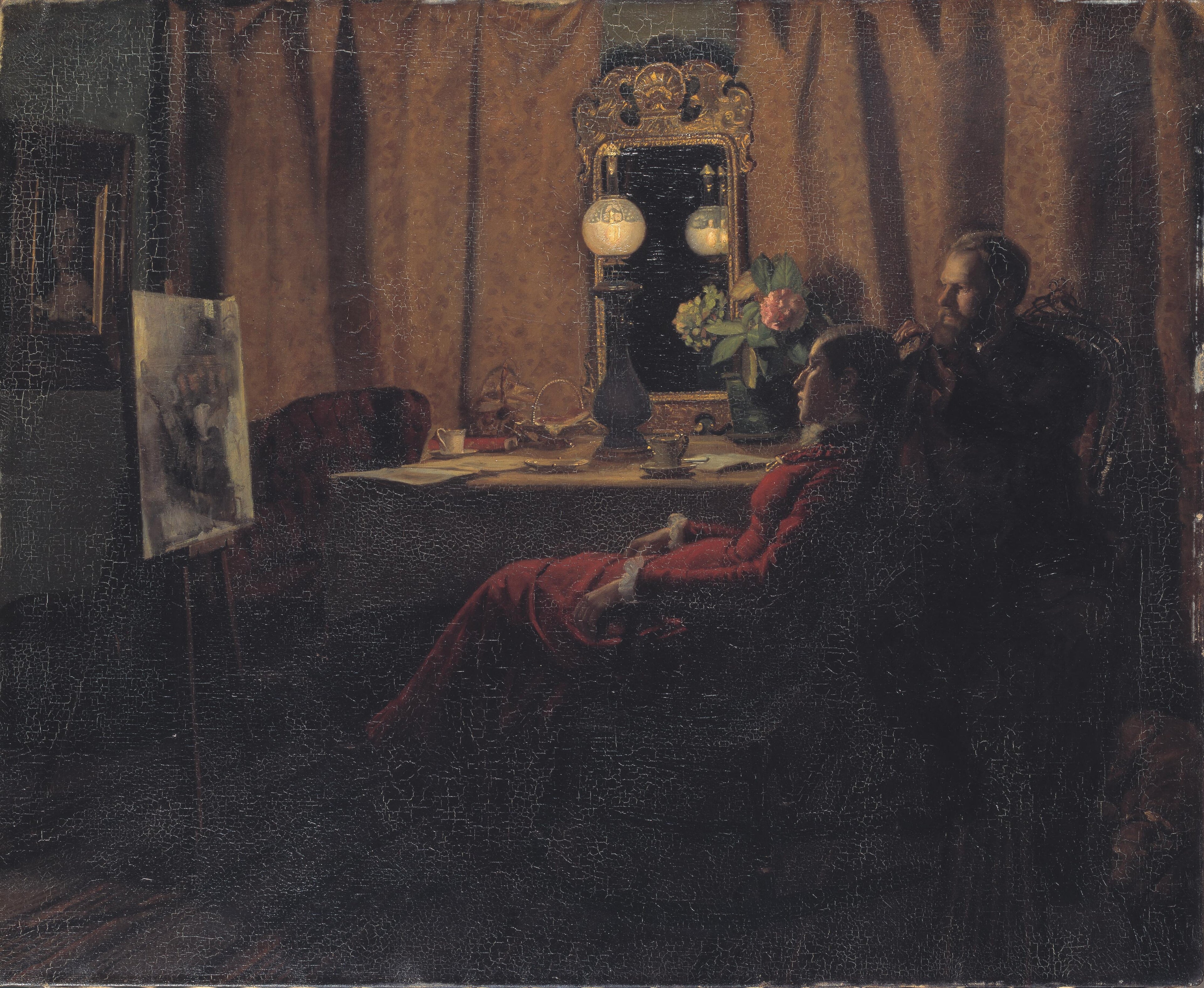 Évaluation du travail de la journée - Anna Ancher - Alpha Reproduction