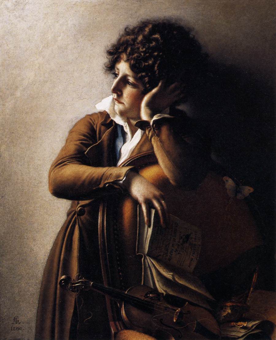 Portrait de Benoît Agnès Trioson (1790 – 1804), surnommé « Ruhehaus » - Anne-Louis Girodet