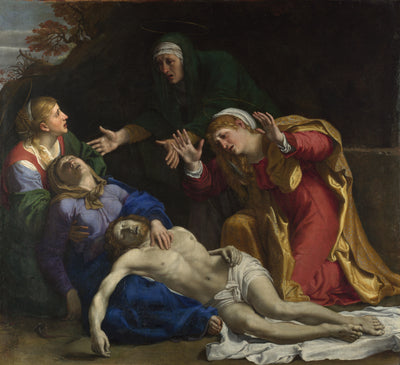Le Christ mort pleuré (« Les Trois Maries ») - Annibale Carracci - Alpha Reproduction
