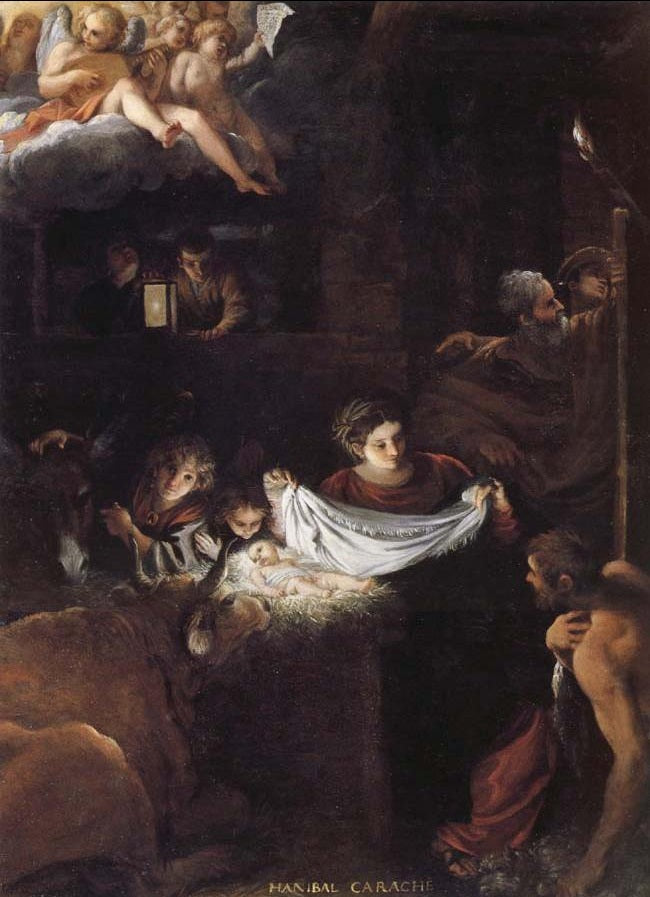 La Nativité - Annibale Carracci