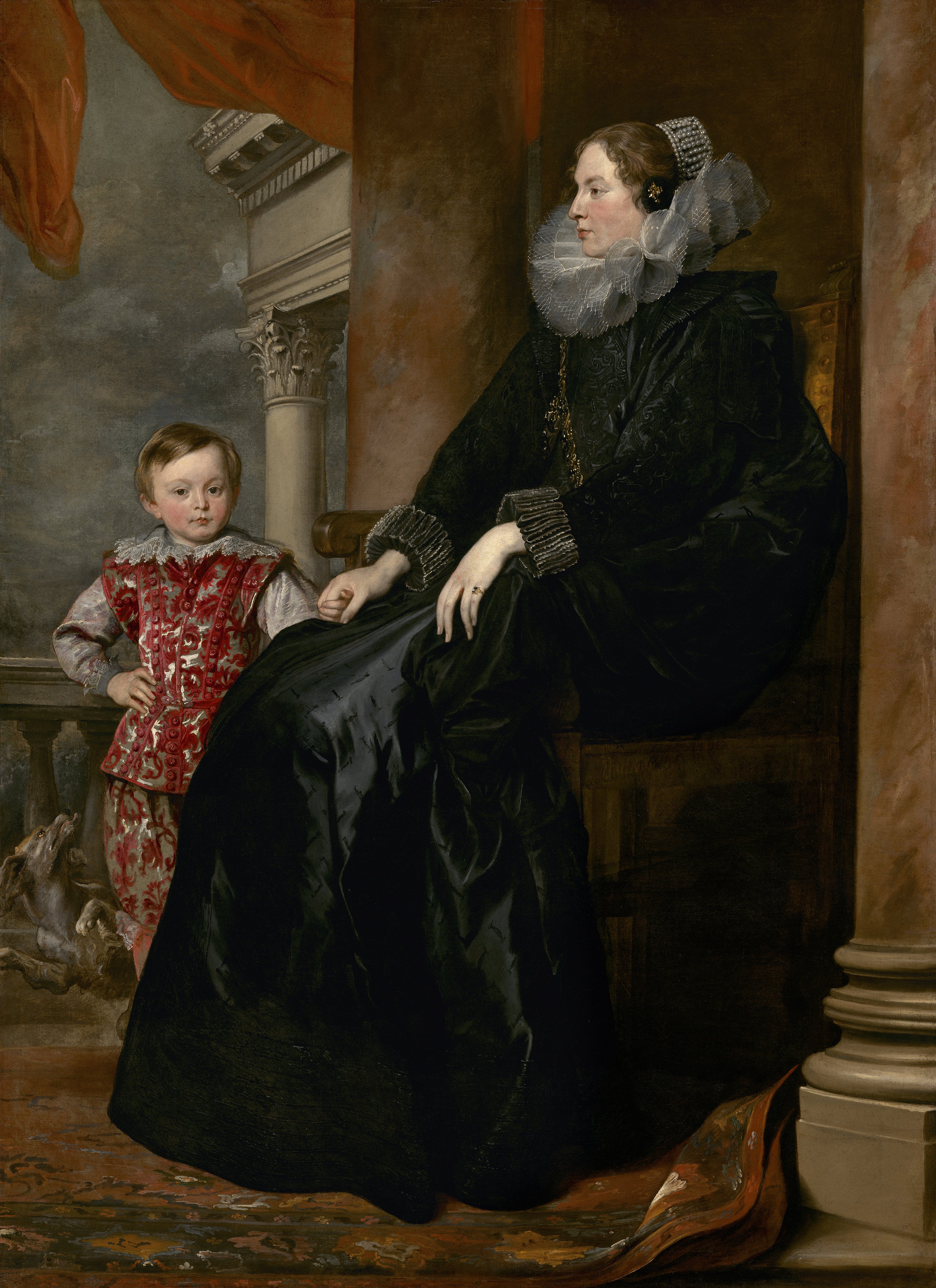 Une noble génoise et son fils - Antoine van Dyck