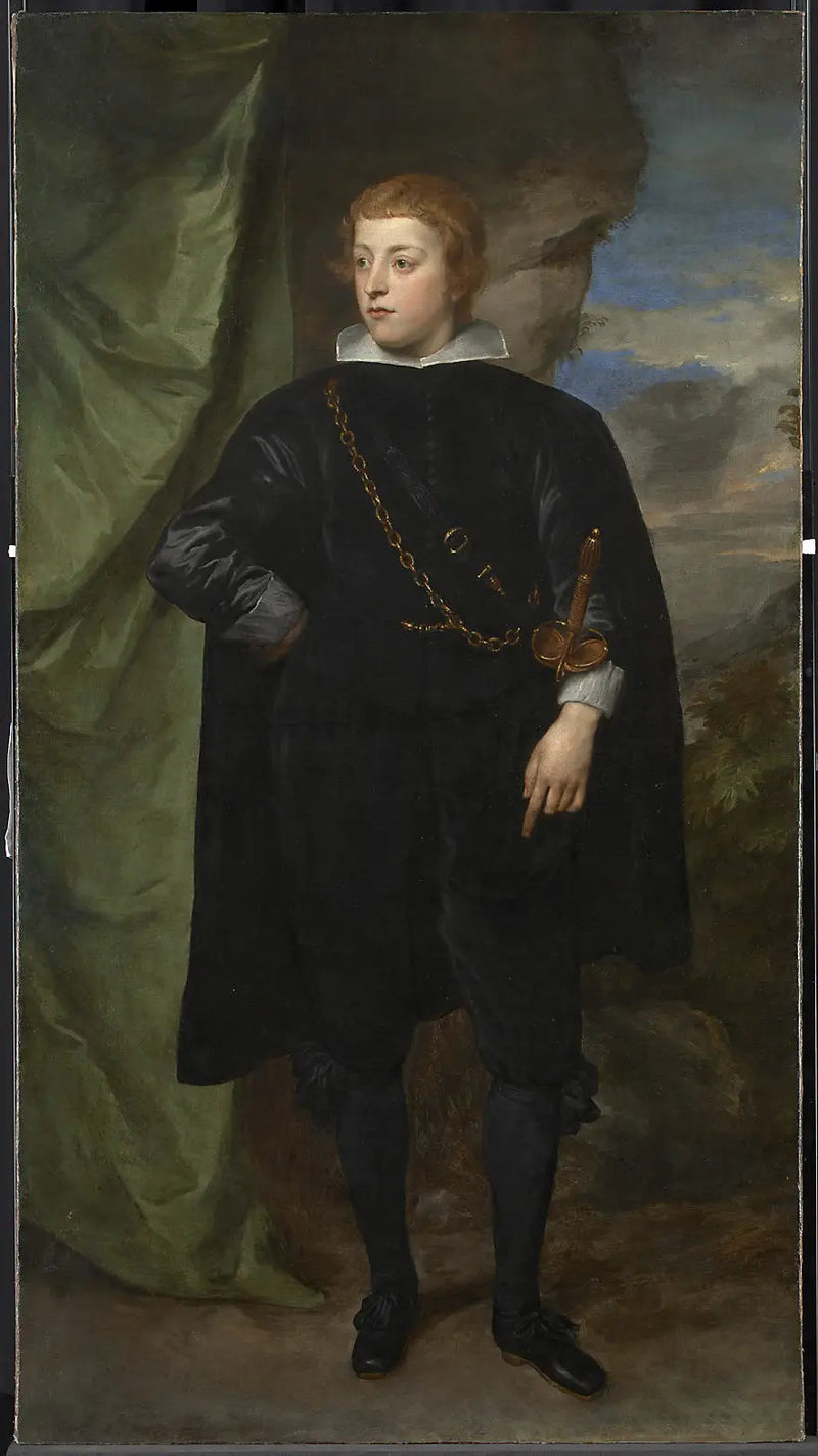Портрет Карло Эмануэле д'Эсте, маркиза Боргоманео (1622-1695) - Антуан ван Дейк