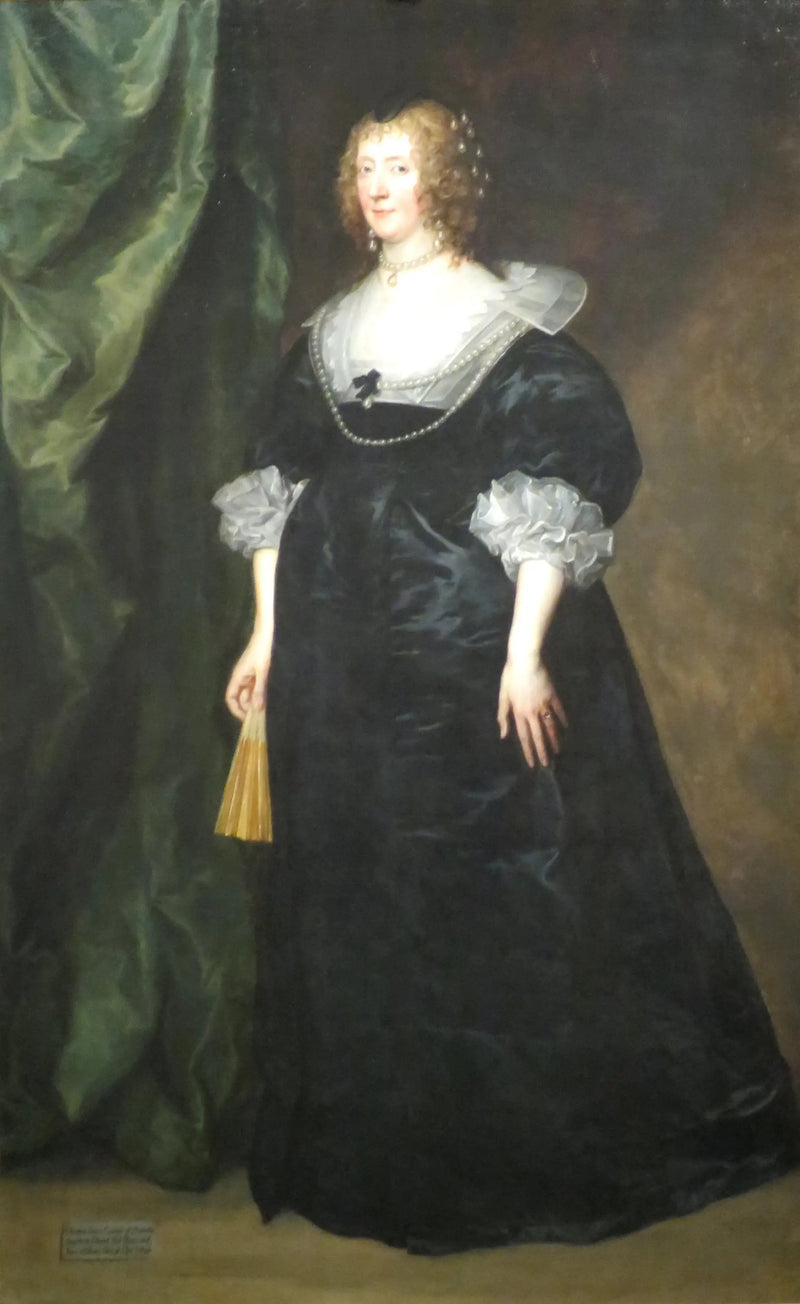 Портрет Христиины Брюс, леди Кавендиш, графини Девоншир (умерла в 1675 году) - Антуан ван Дейк