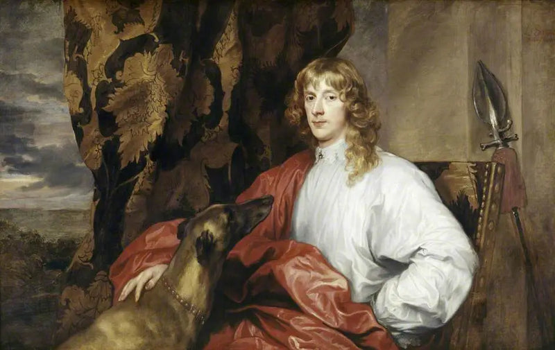 Портрет Джеймса Стюарта (1612–1655), 1-й герцог Ричмонд и 4-й герцог Леннокс - Антуан Ван Дейк