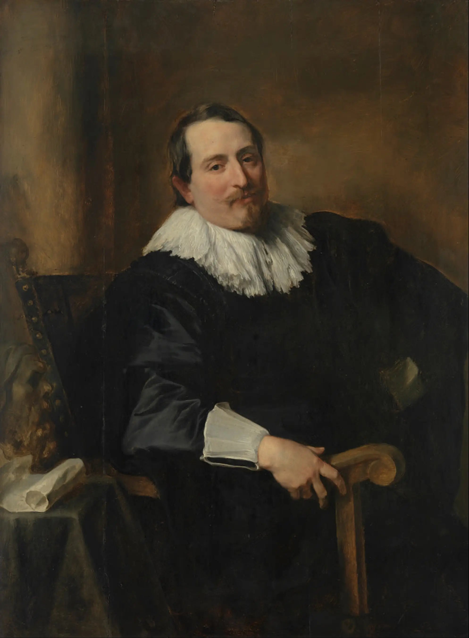 Portrait du peintre Theodor Rombouts - Antoine van Dyck - Alpha Reproduction