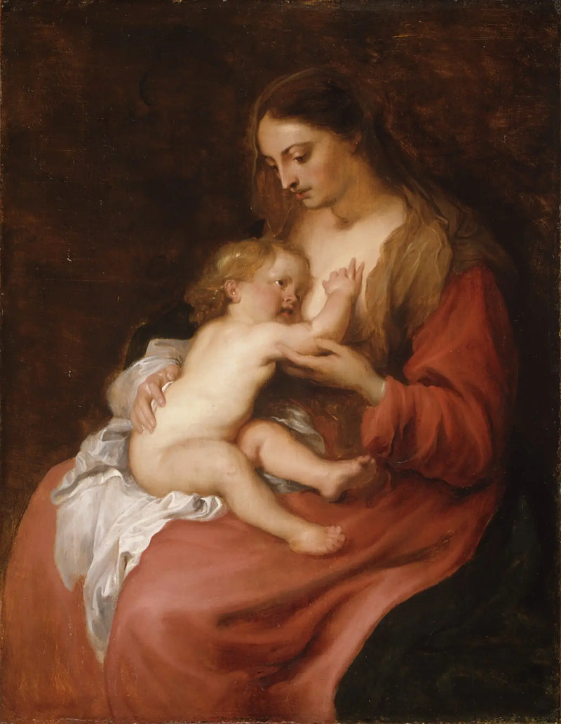 Дева с Младенцем - Антуан ван Дейк