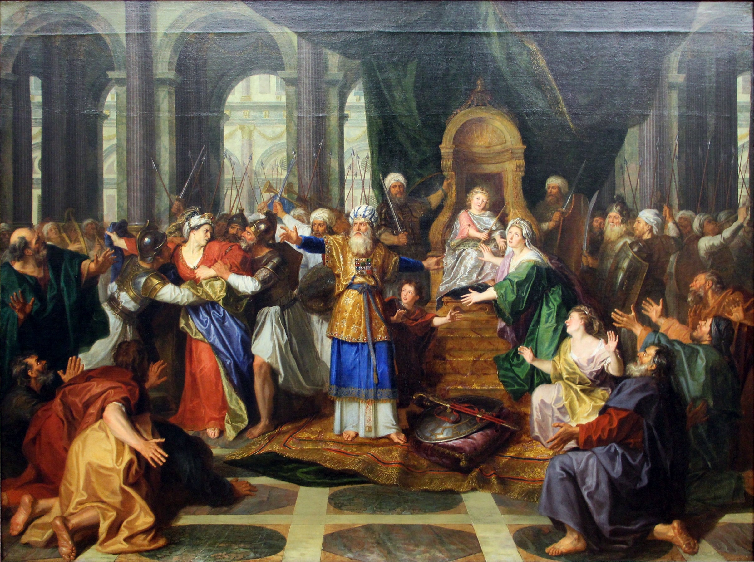 Athalie chassée du temple - Antoine Coypel