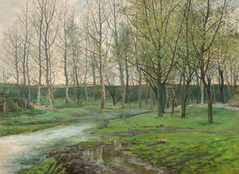 Avant-printemps au ruisseau d’Okoř, Antonín Slavíček, 1893
