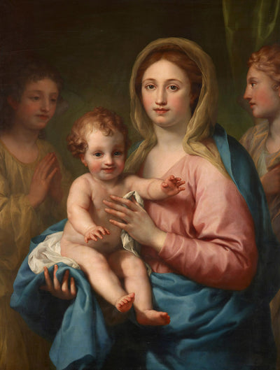 La Vierge à l’Enfant et deux anges - Anton Raphael Mengs - Alpha Reproduction