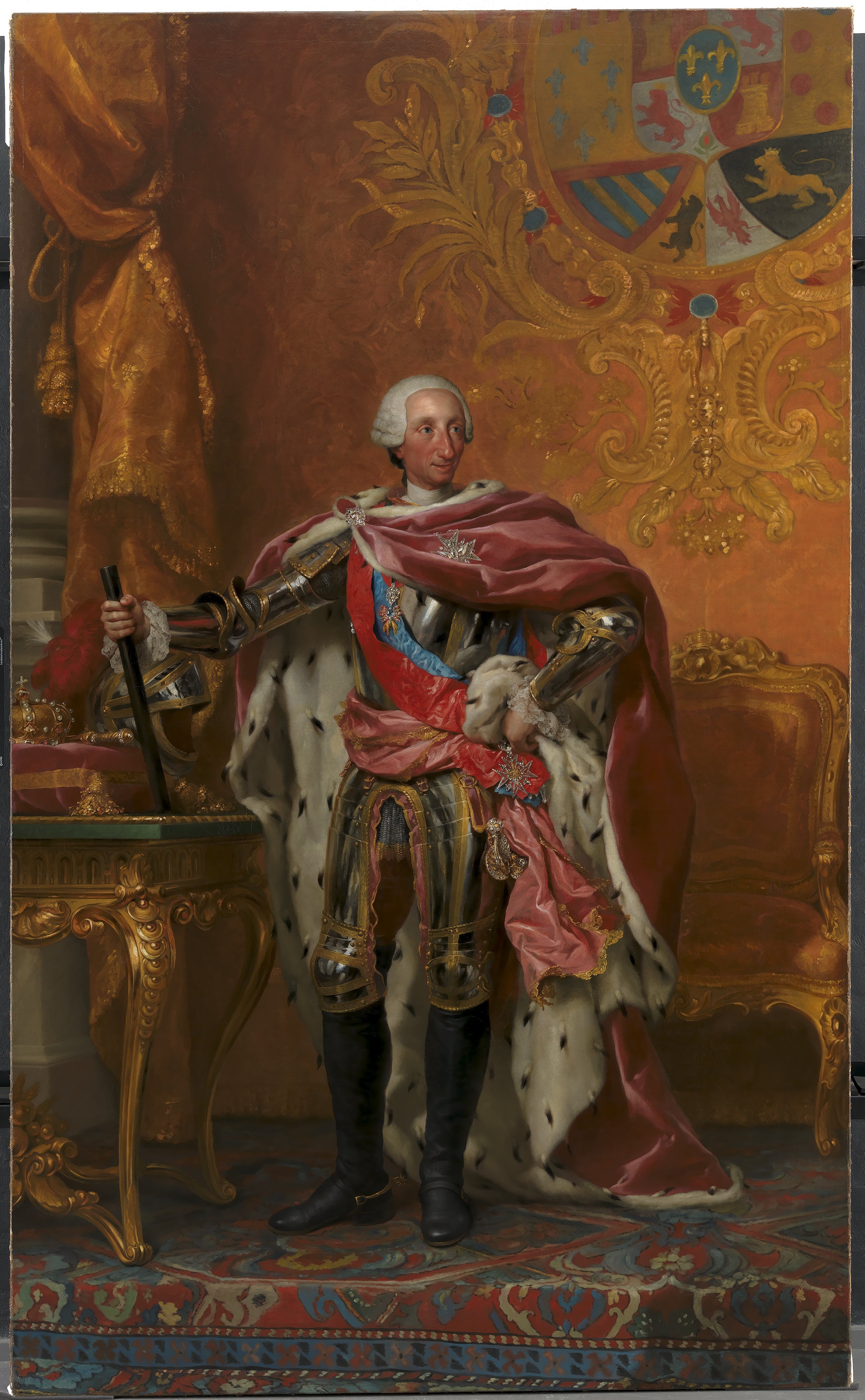 Portrait du roi Charles III d’Espagne - Anton Raphael Mengs - Alpha Reproduction