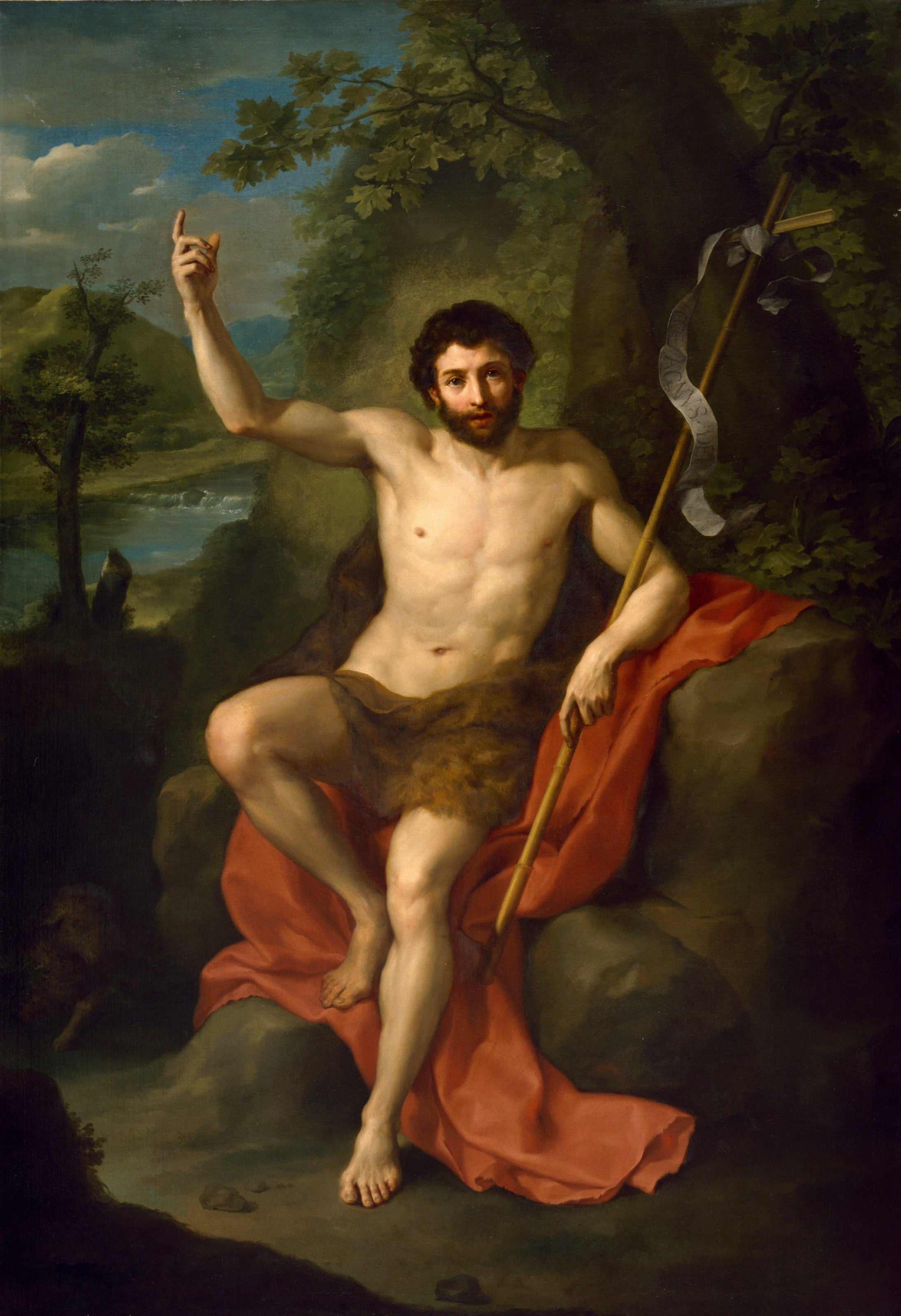 Saint Jean-Baptiste prêchant dans le désert - Anton Raphael Mengs - Alpha Reproduction