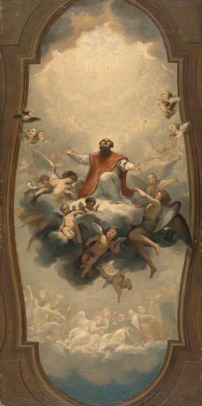 Saint Eusèbe porté au ciel - Anton Raphael Mengs - Alpha Reproduction