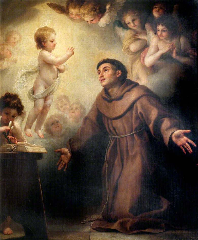 L’Enfant Jésus apparaissant à saint Antoine de Padoue - Anton Raphael Mengs - Alpha Reproduction