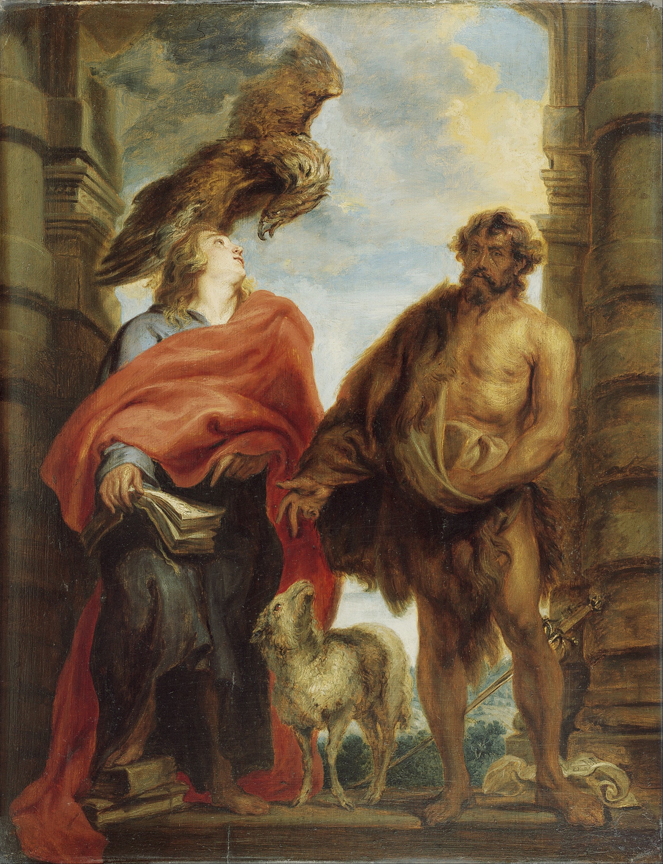 Les Deux Saints Jean - Antoine van Dyck