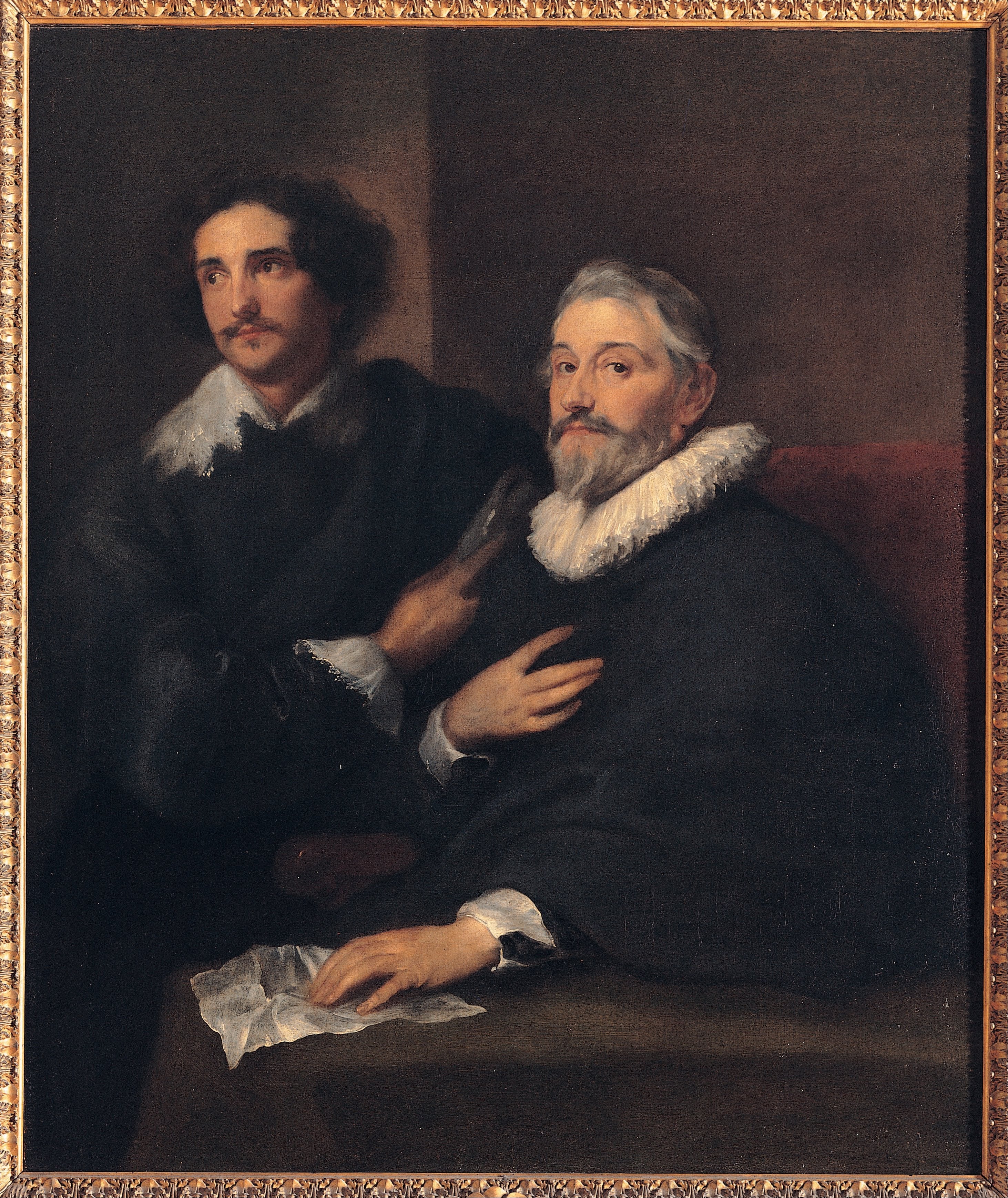 Portrait des graveurs Pieter de Jode l'Ancien et Pieter de Jode le Jeune - Antoine van Dyck