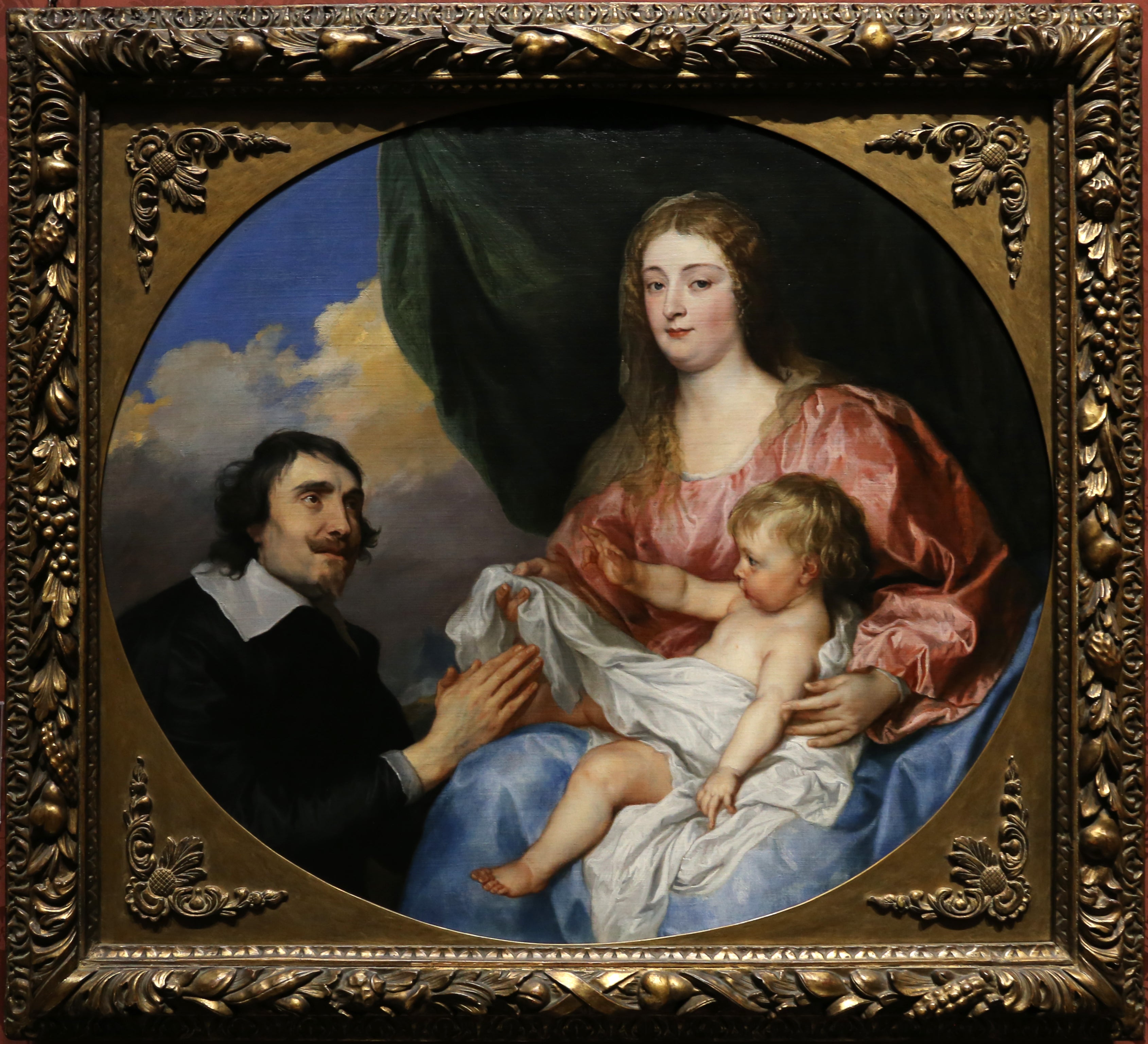 L'abbé Scaglia adorant la Vierge et l'Enfant - Antoine van Dyck