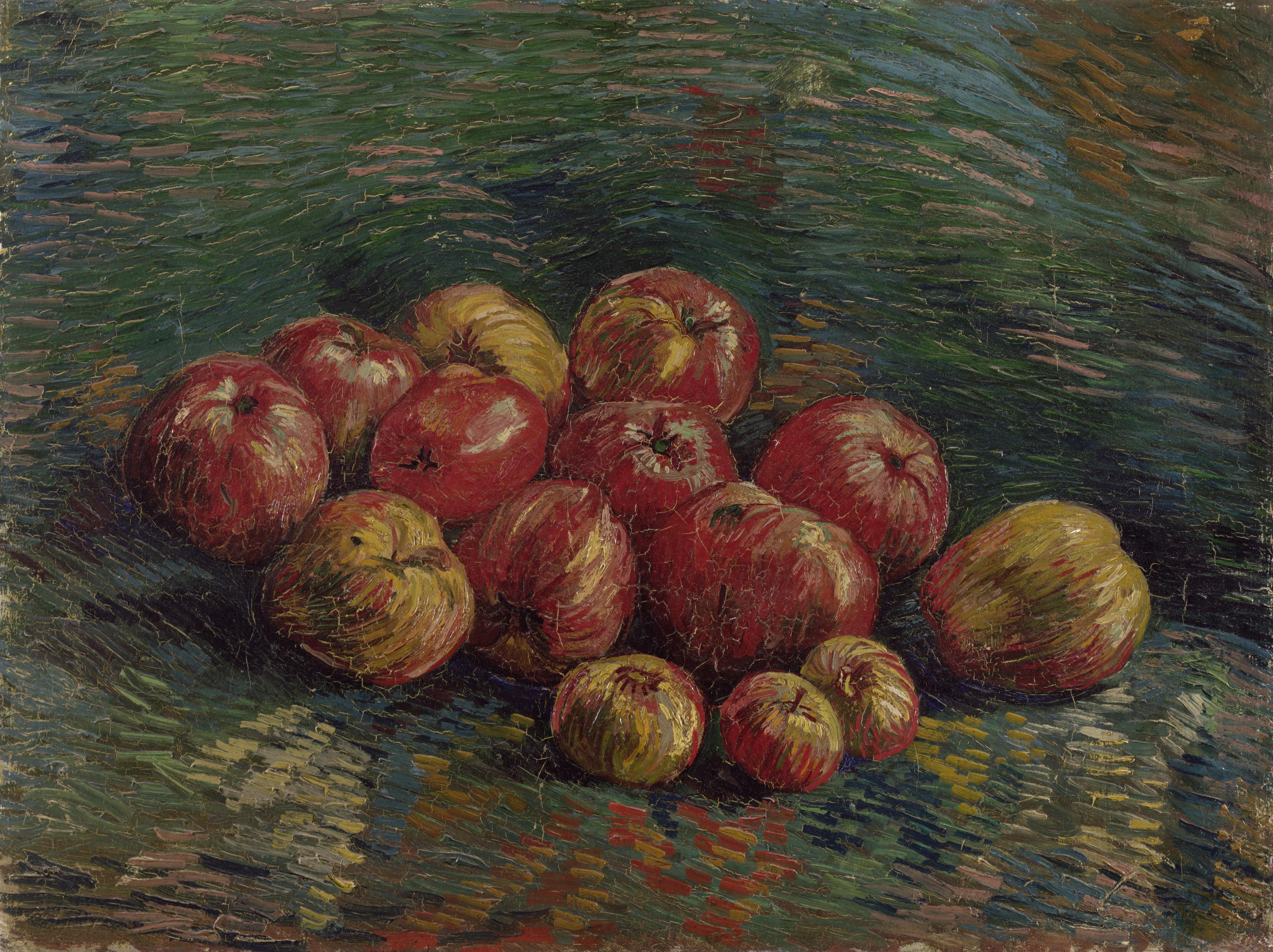 Reproduction du tableau « Pommes - Vincent van Gogh » par Alpha Reproduction en peinture à l’huile