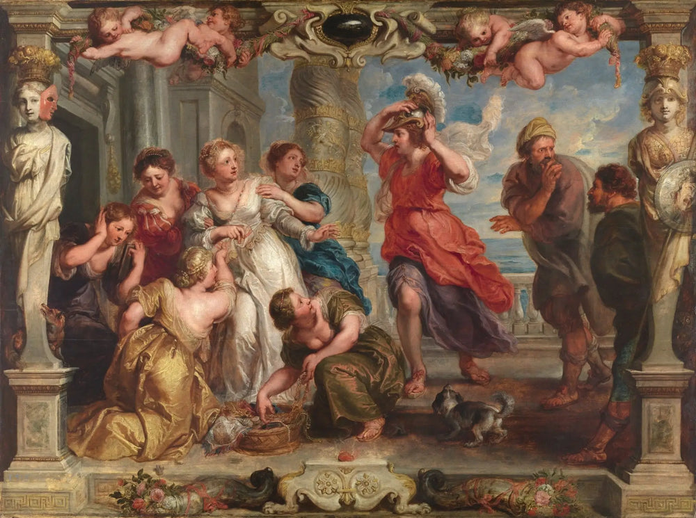 Achille découvert par Ulysse parmi les filles de Lycomède - Peter Paul Rubens - Alpha Reproduction