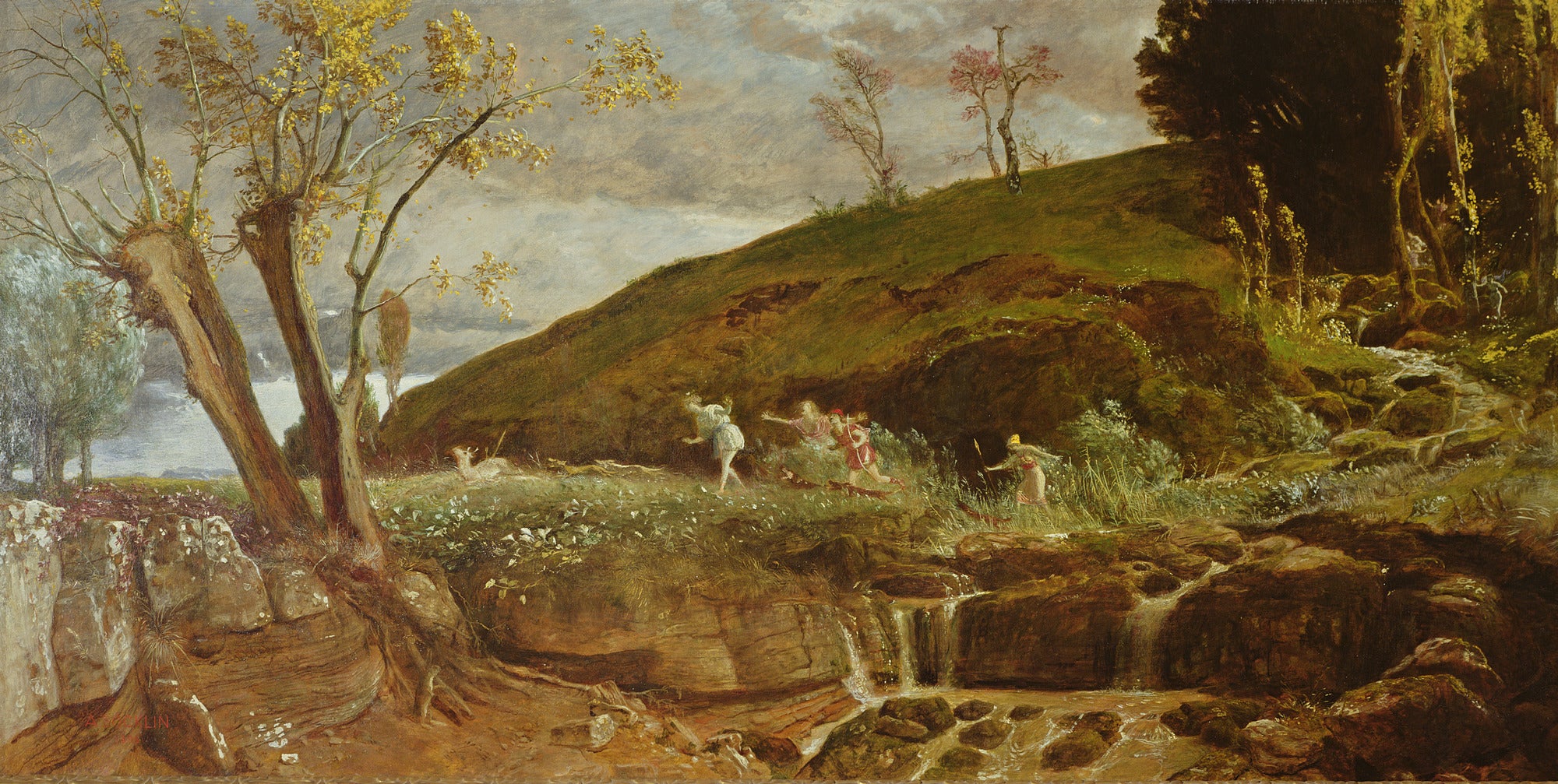 La Chasse de Diane - Arnold Böcklin