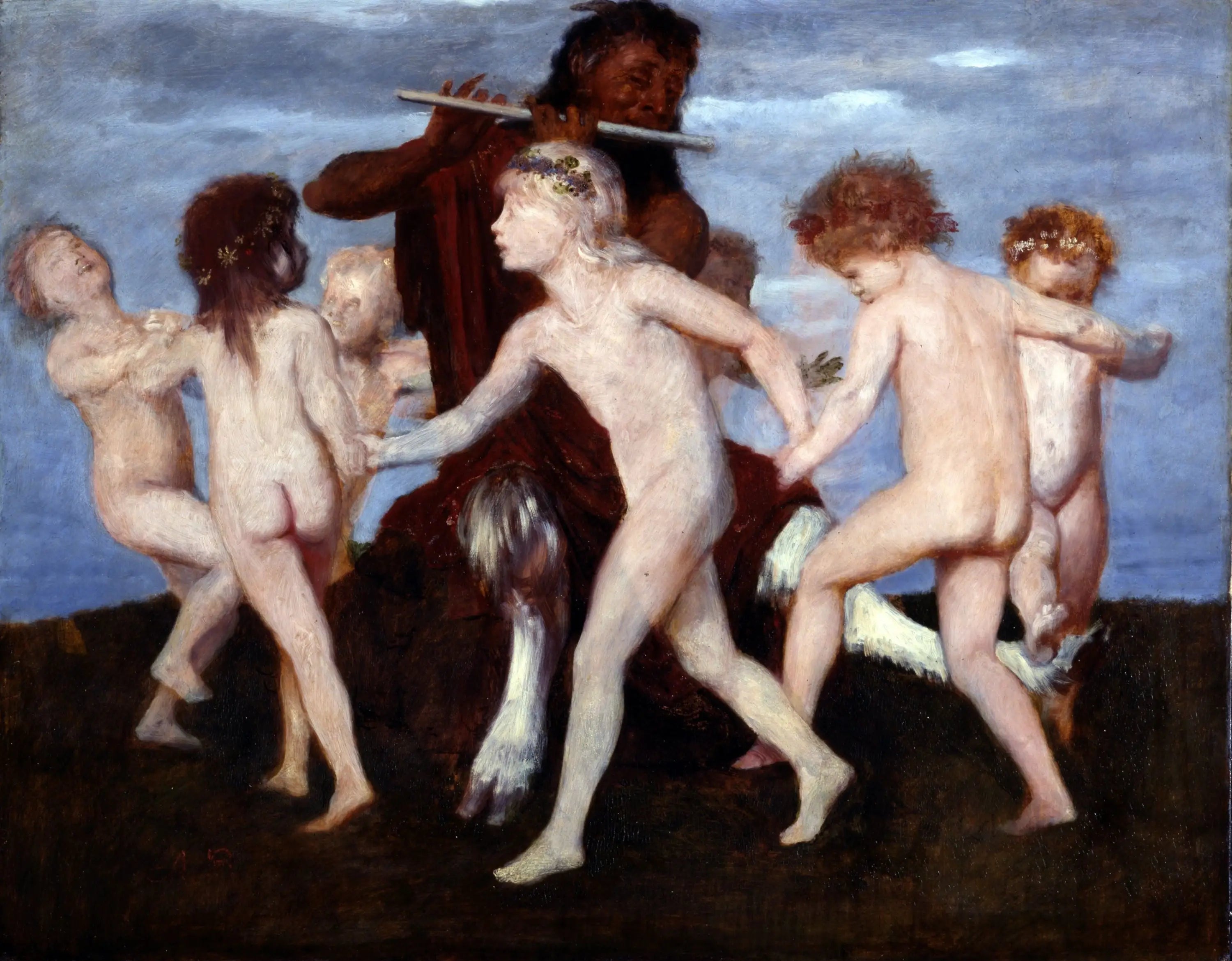 Danse Pan avec les enfants - Arnold Böcklin - Alpha Reproduction
