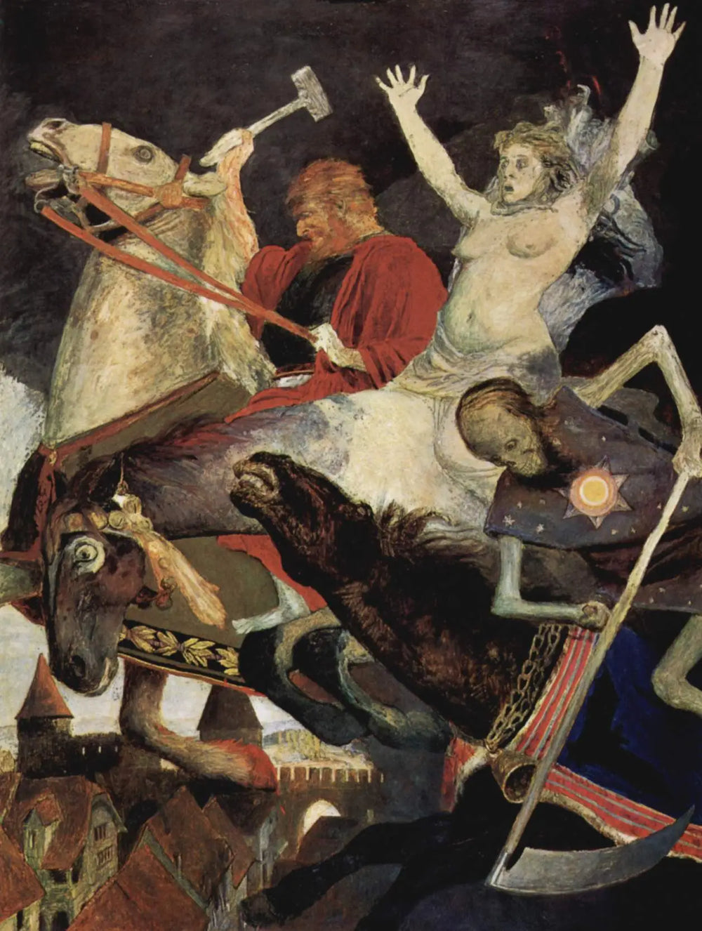 La Guerre - Arnold Böcklin - Alpha Reproduction
