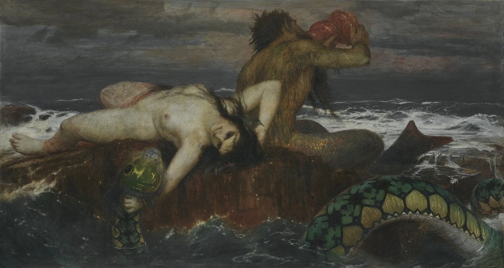 Triton et Néréide - Arnold Böcklin - Alpha Reproduction