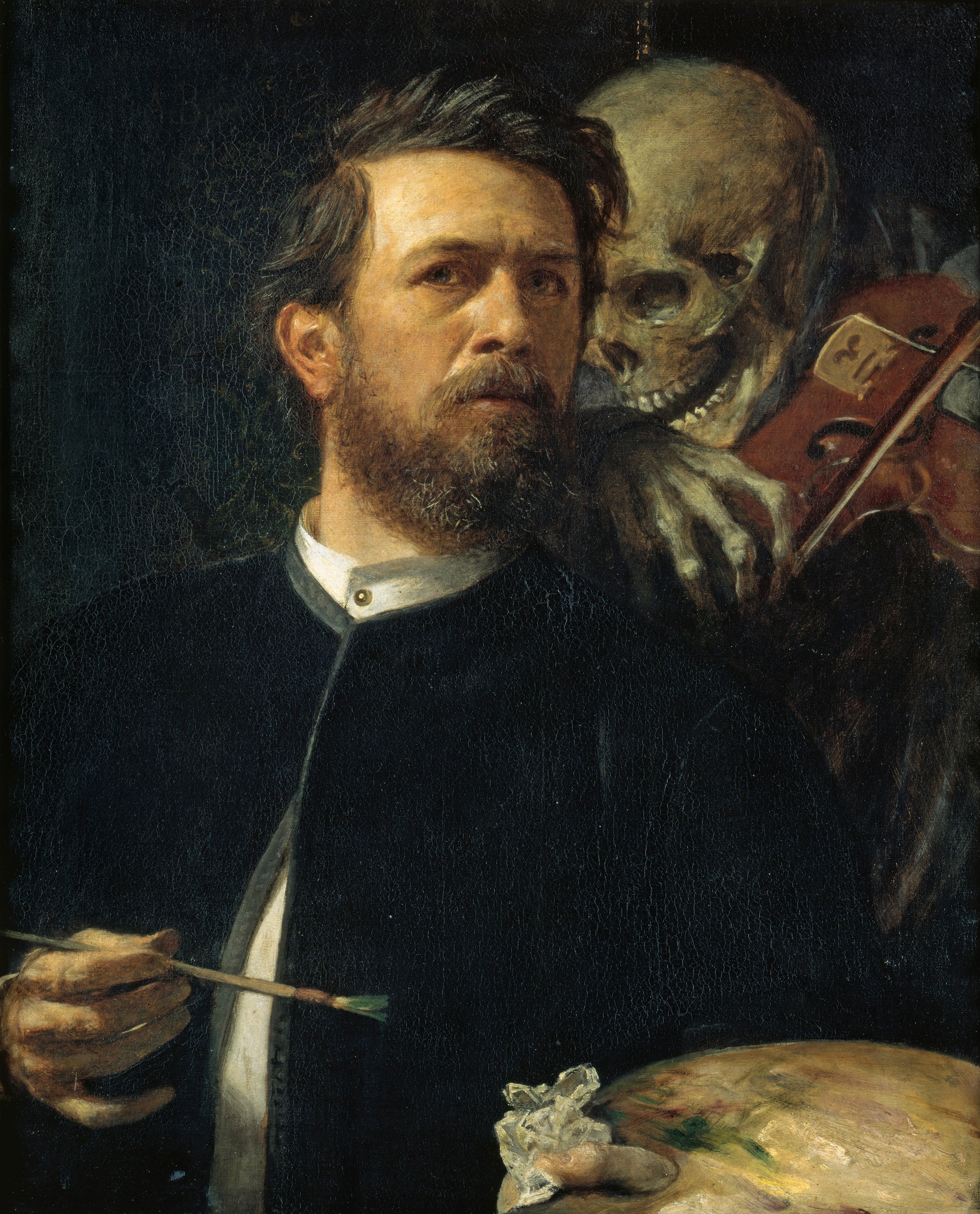 Autoportrait avec la Mort jouant du violon - Arnold Böcklin
