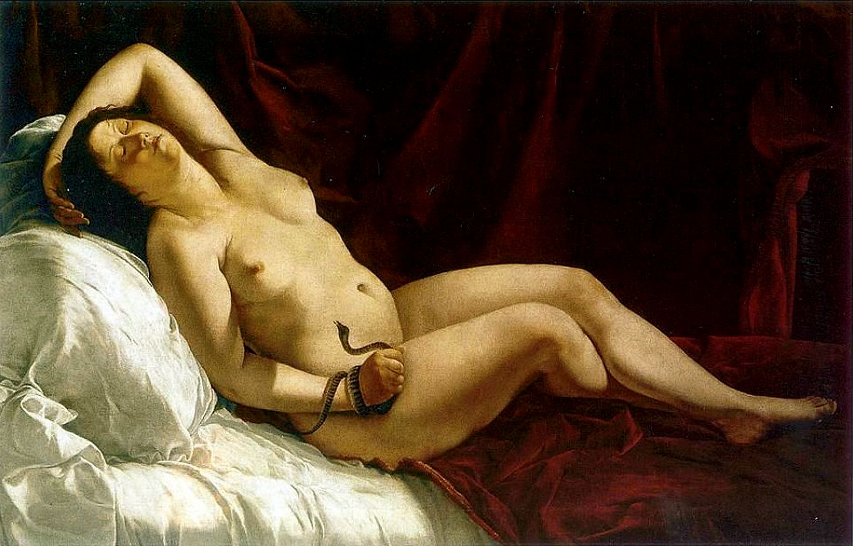 Cléopâtre - Artemisia Gentileschi