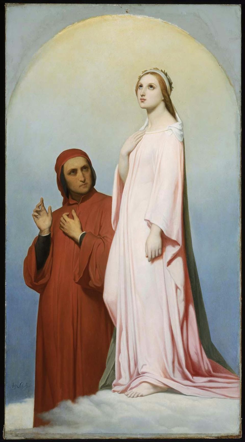 Dante et Béatrice - Ary Scheffer