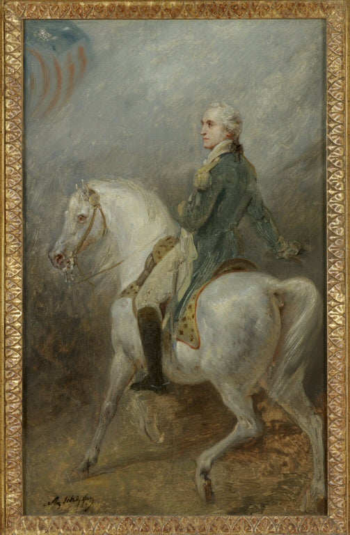 Portrait équestre de George Washington - Ary Scheffer