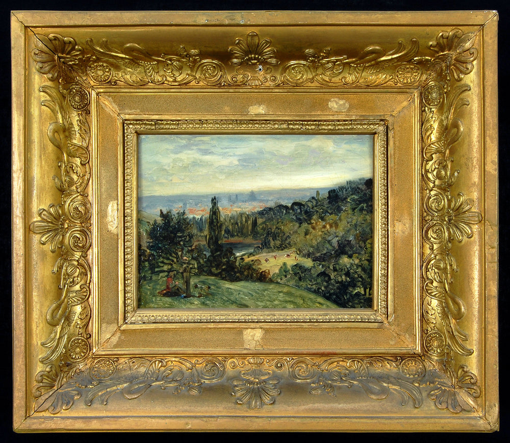 Paysage dans les environs de Paris - Ary Scheffer - Alpha Reproduction