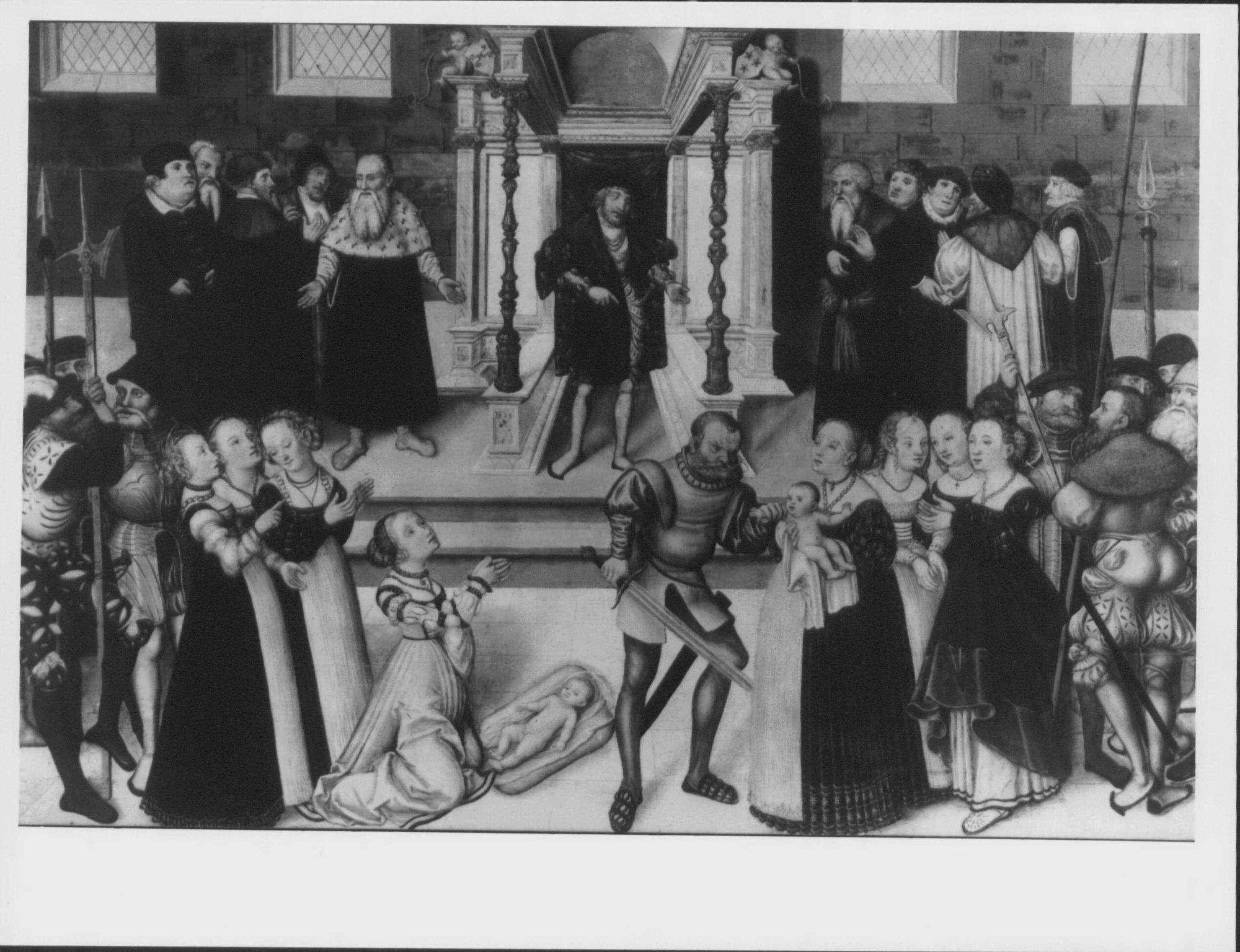 Le jugement de Salomon - Lucas Cranach the Elder