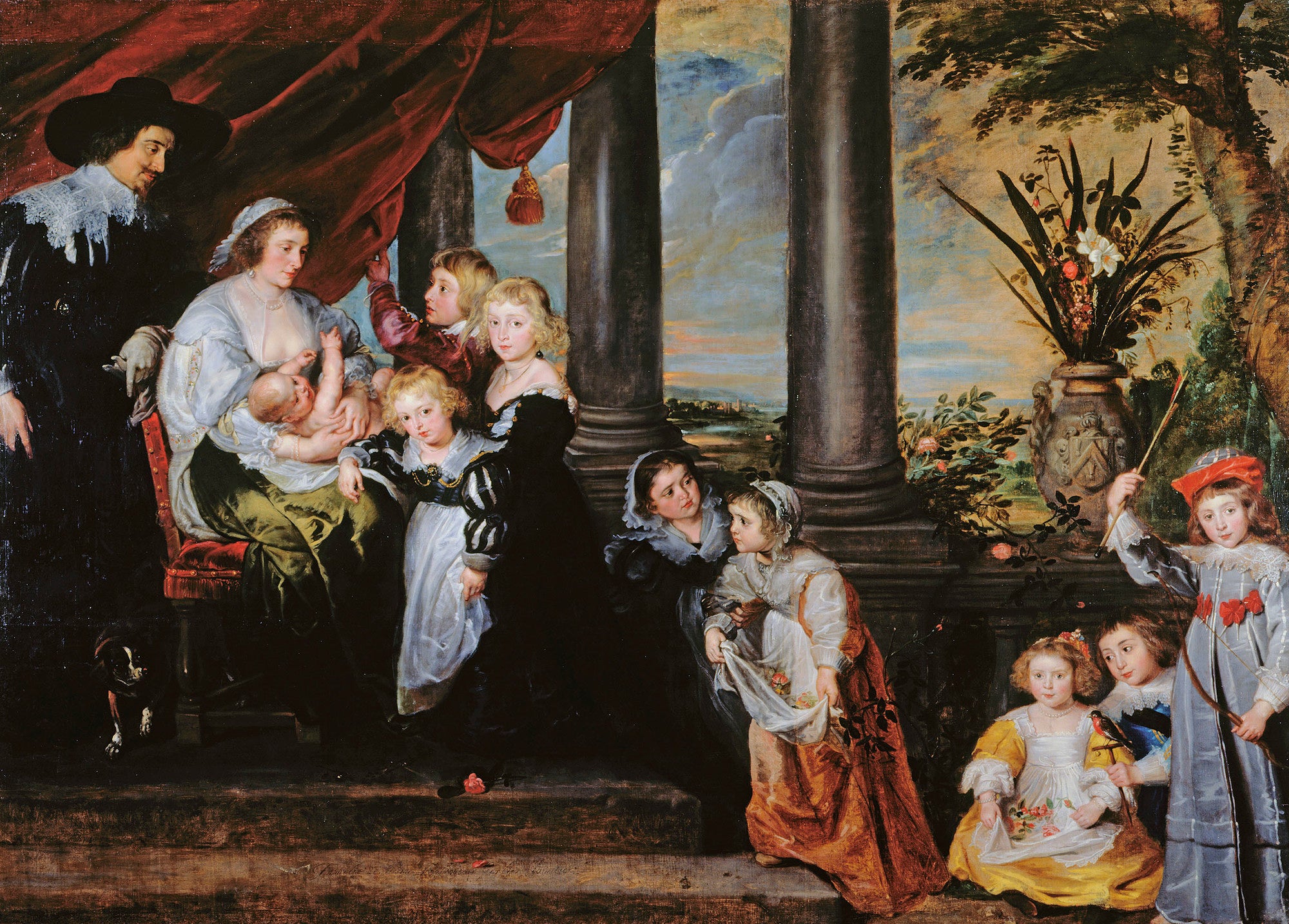 La famille de Sir Balthasar Gerbier - Peter Paul Rubens