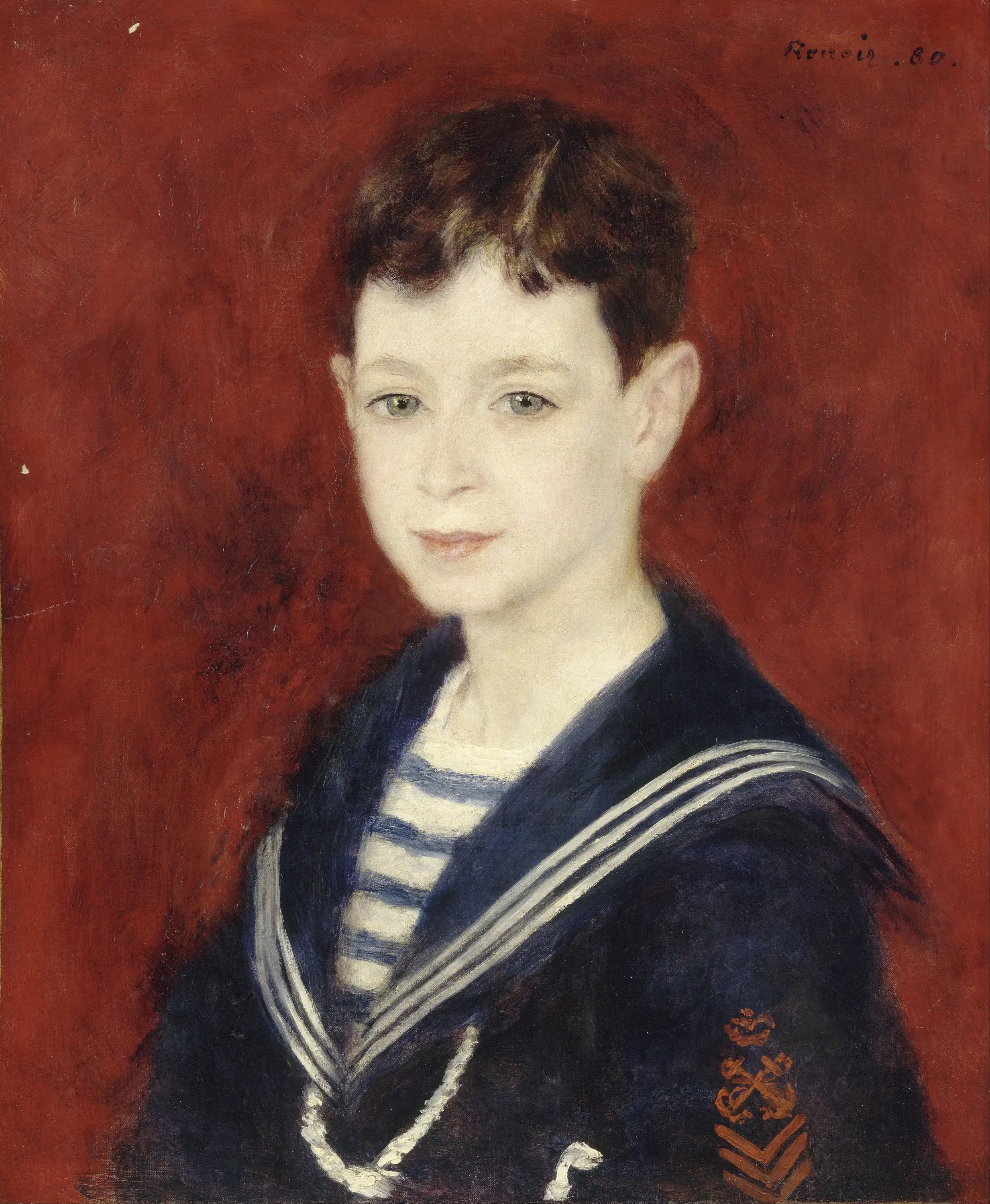 Reproduction du tableau « Fernand Halphen enfant - Pierre-Auguste Renoir » par Alpha Reproduction en peinture à l’huile