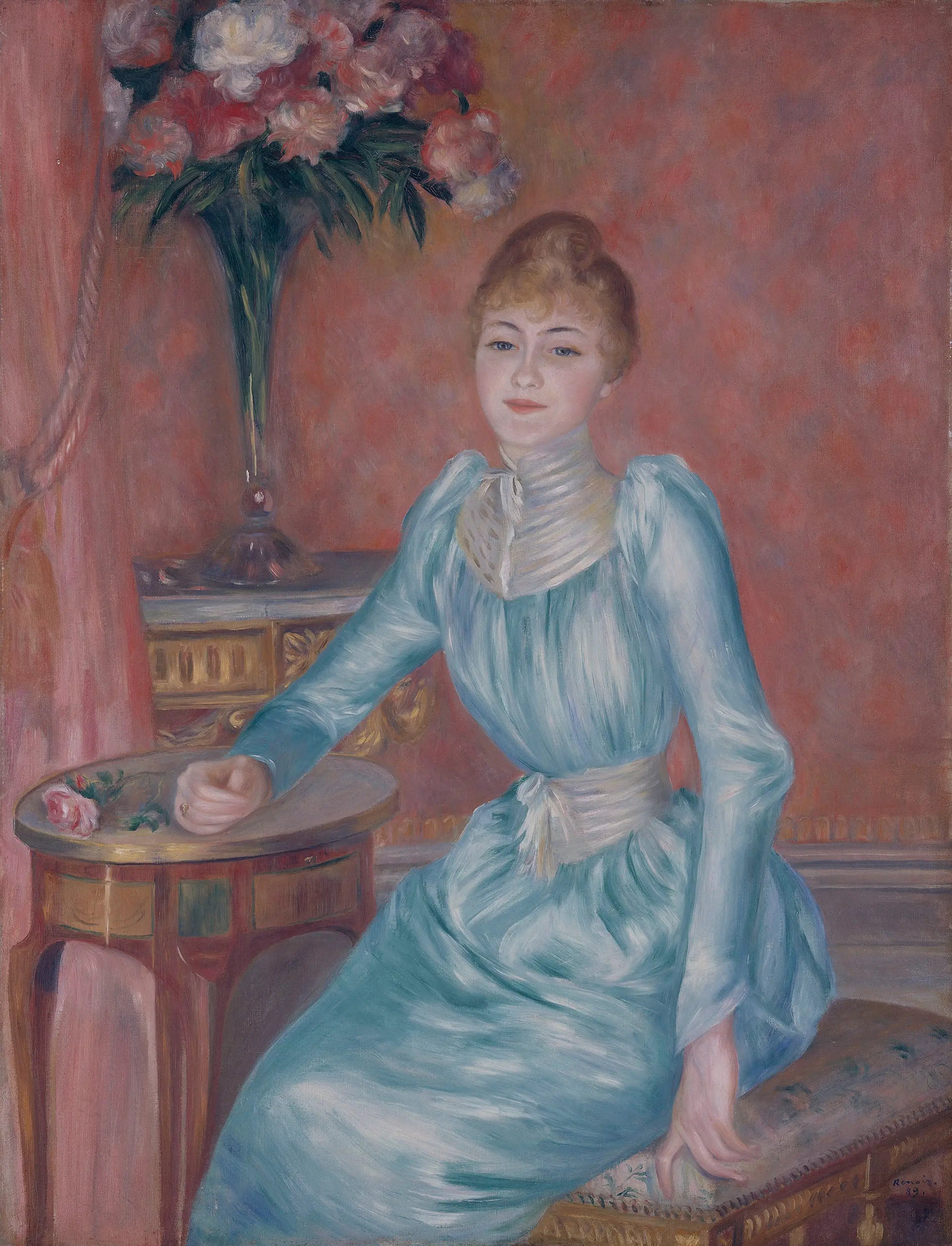 Reproduction du tableau « Portrait de Madame de Bonnières - Pierre-Auguste Renoir » par Alpha Reproduction en peinture à l’huile